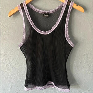 Frederick’s of Hollywood | mesh | ruffle | stretch | lingerie | M